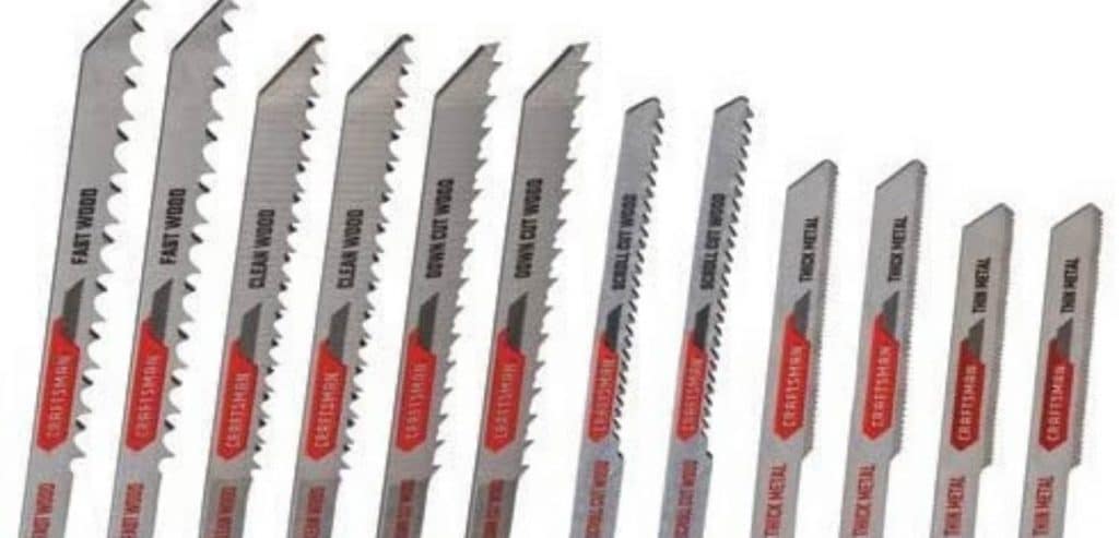 what are the different types of jigsaw blades